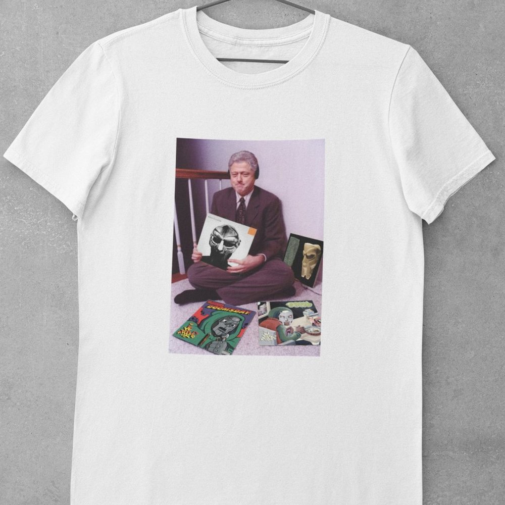 MF DOOM x Bill Clinton Shirt, Doomsday, MM Food